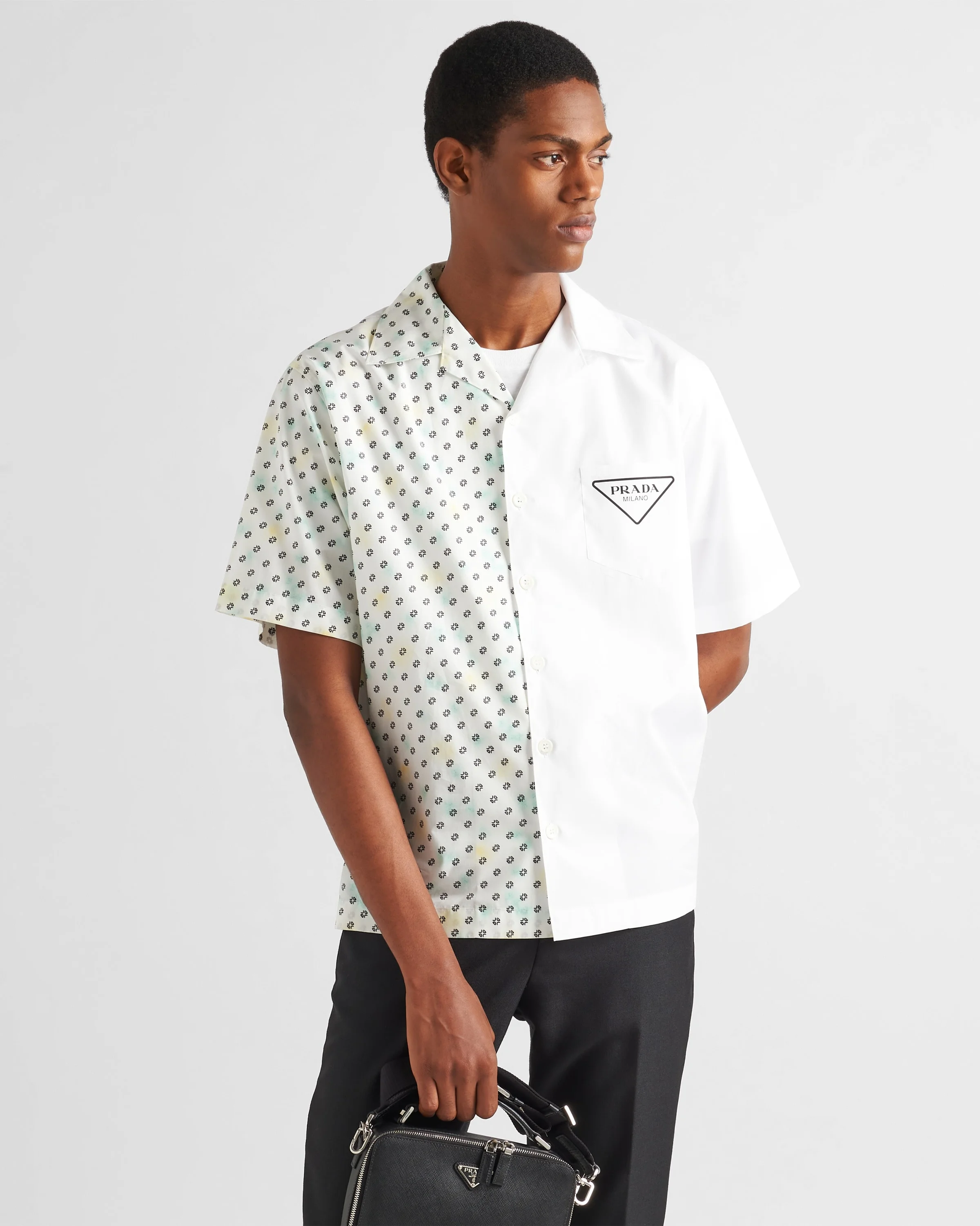 Prada Double Match cotton shirt | REVERSIBLE