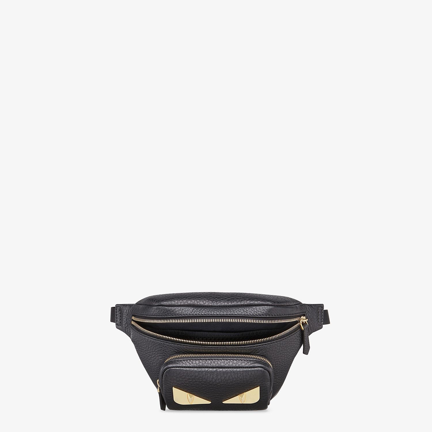 Black Romano leather belt bag - 4