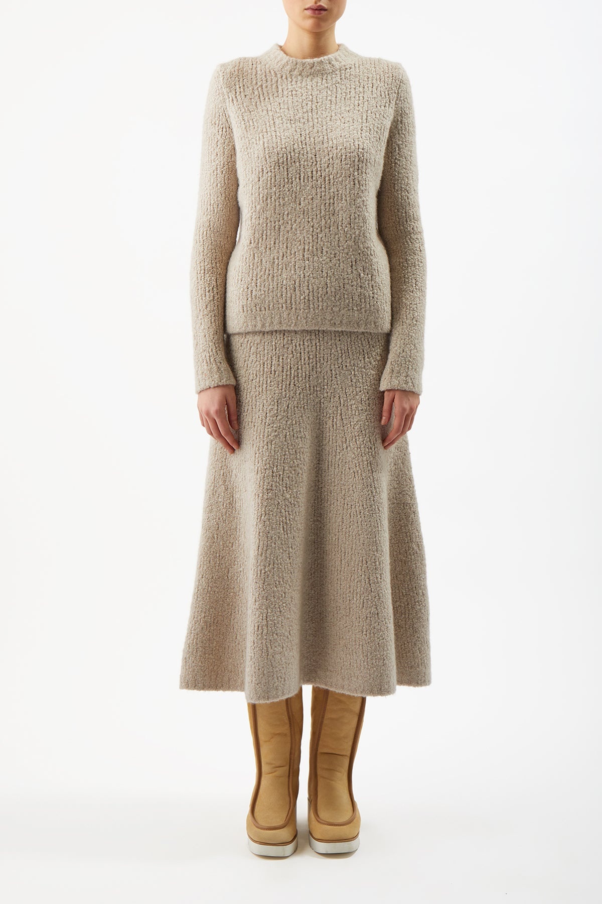 Pablo Skirt in Cashmere Boucle - 2