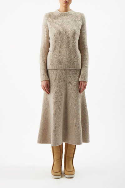 GABRIELA HEARST Pablo Skirt in Cashmere Boucle outlook