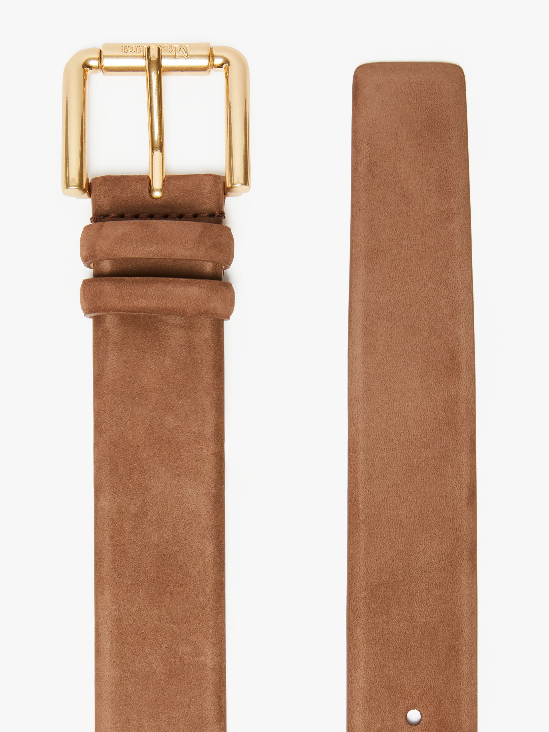 NROLLERBUCKLE35 Nubuck belt - 2