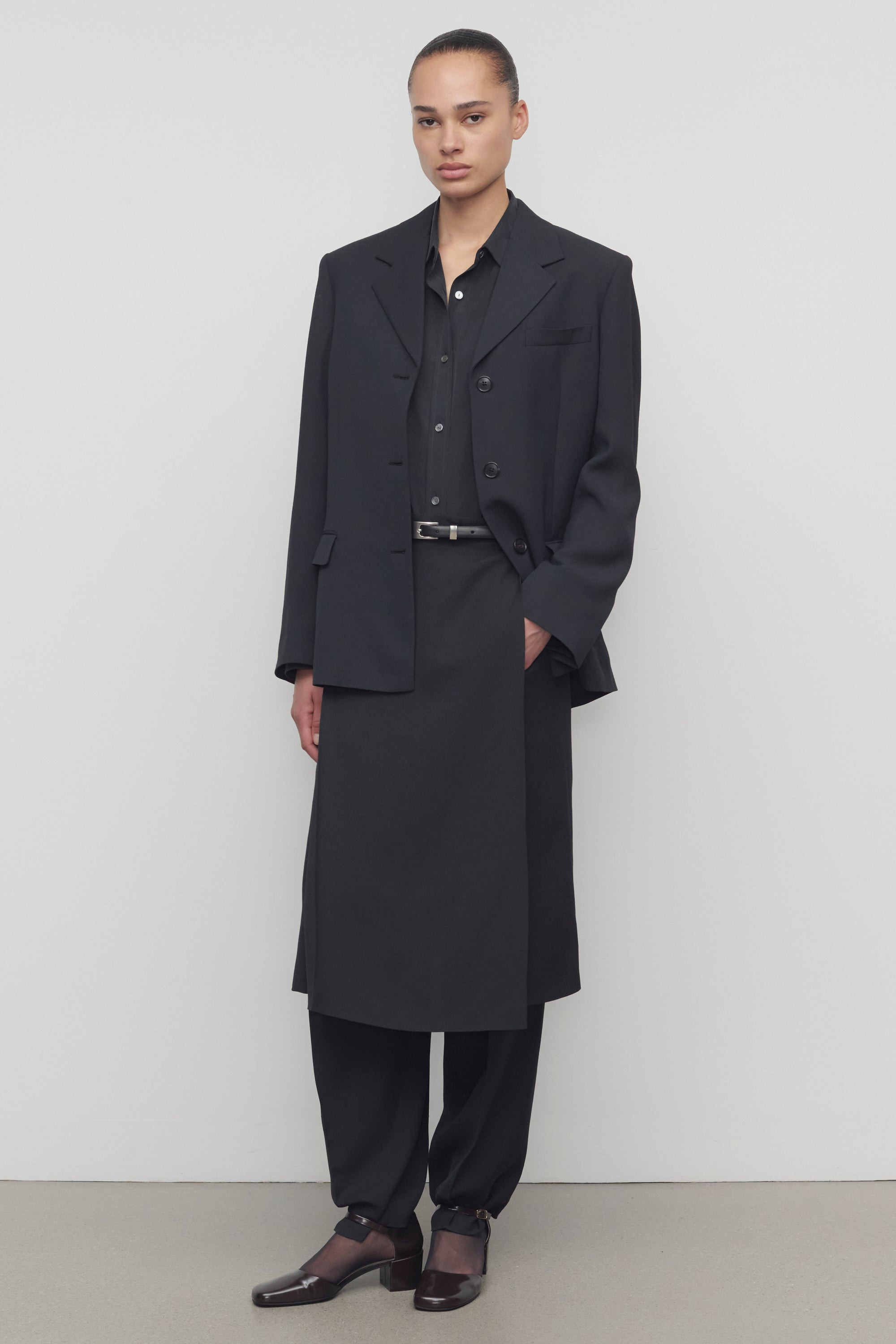 Azarion Skirt in Viscose and Silk - 3