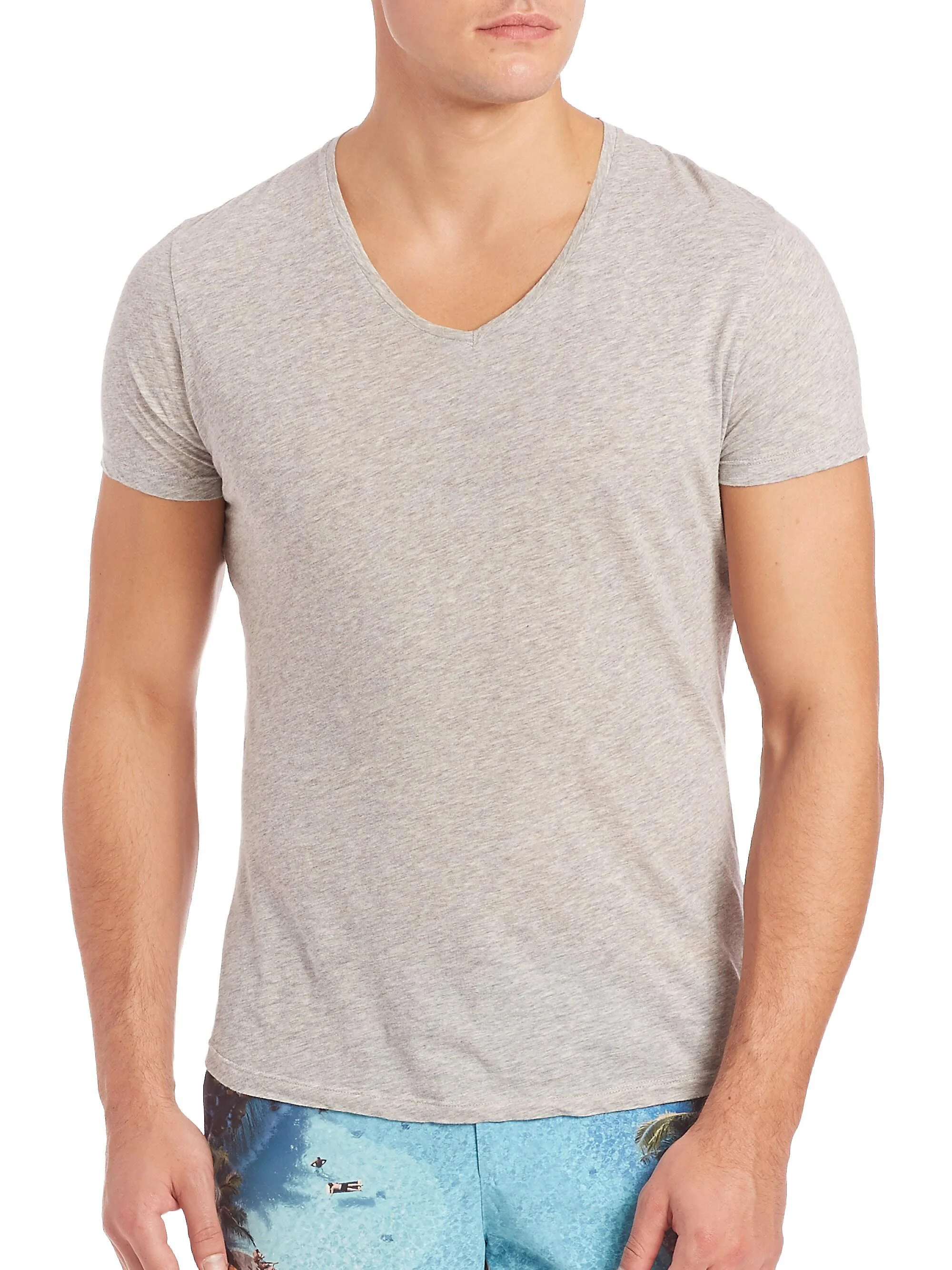 Men's OB-V T-Shirt - Grey - 1