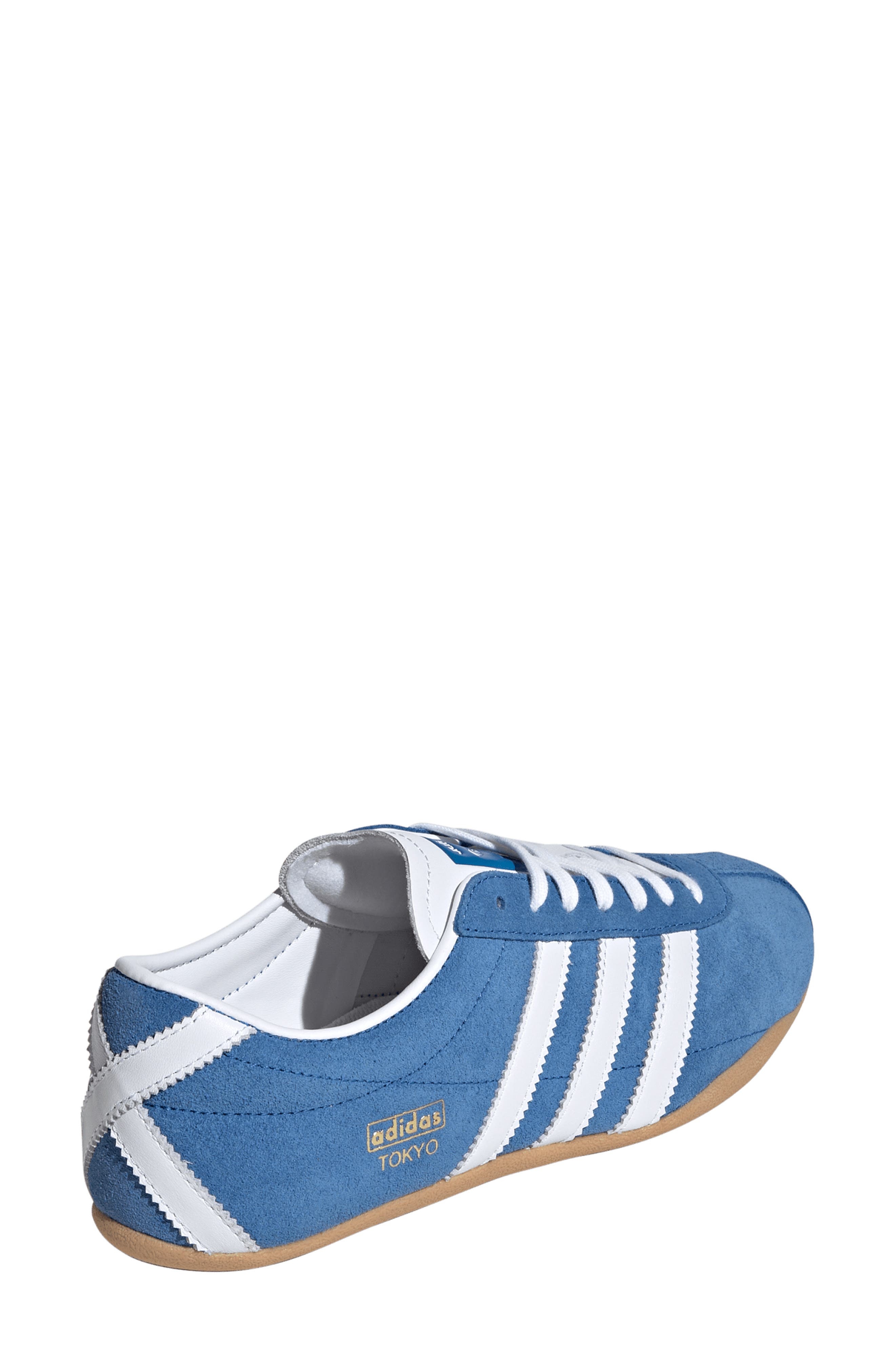 adidas Tokyo Low Top Suede Sneaker in Bluebird/White/Gum at Nordstrom - 2