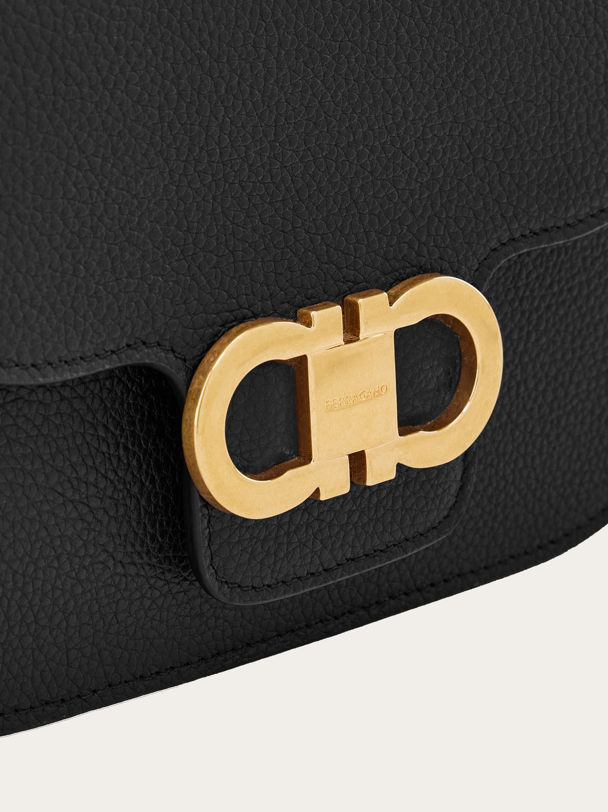 Double Gancini crossbody bag - 7