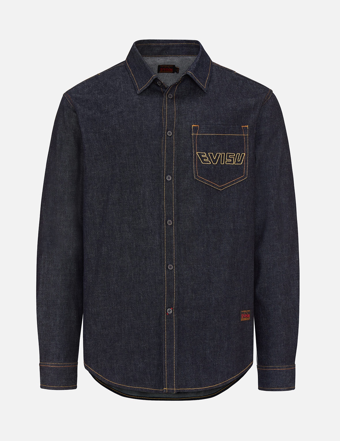 RAIJIN EMBROIDERED DENIM SHIRT - 2