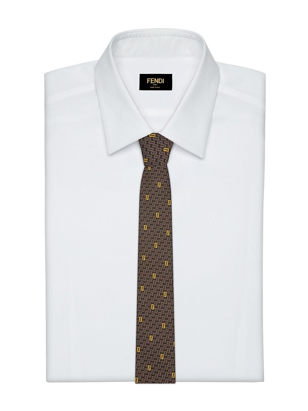 monogram tie - 2