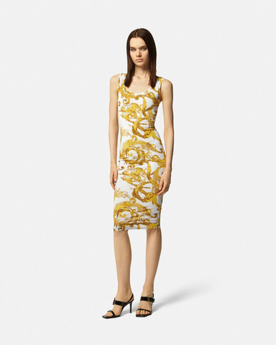 VERSACE JEANS COUTURE Watercolour Couture Midi Dress outlook