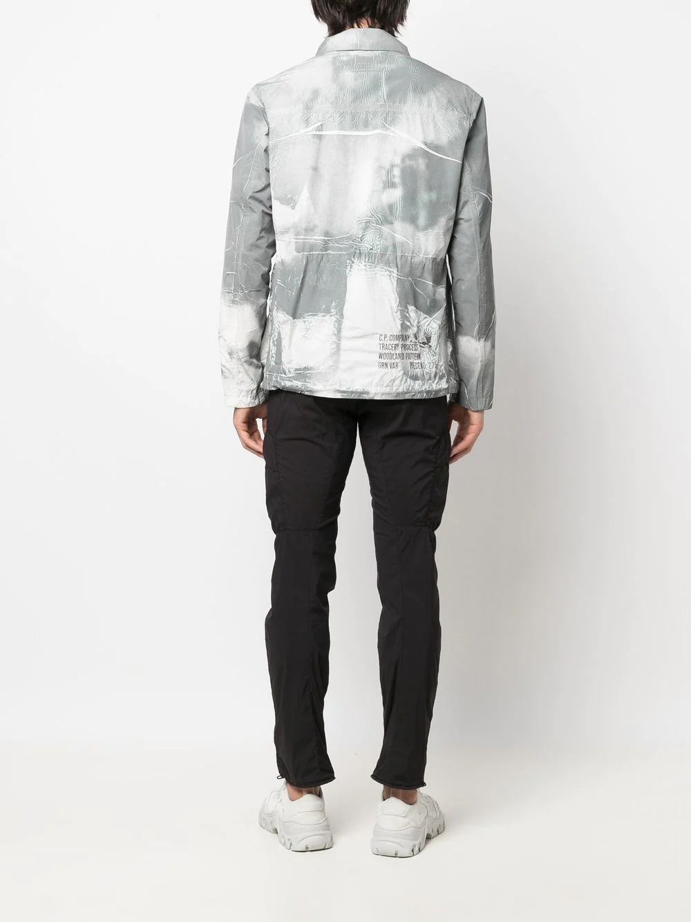 lightweight abstract-print jacket - 6