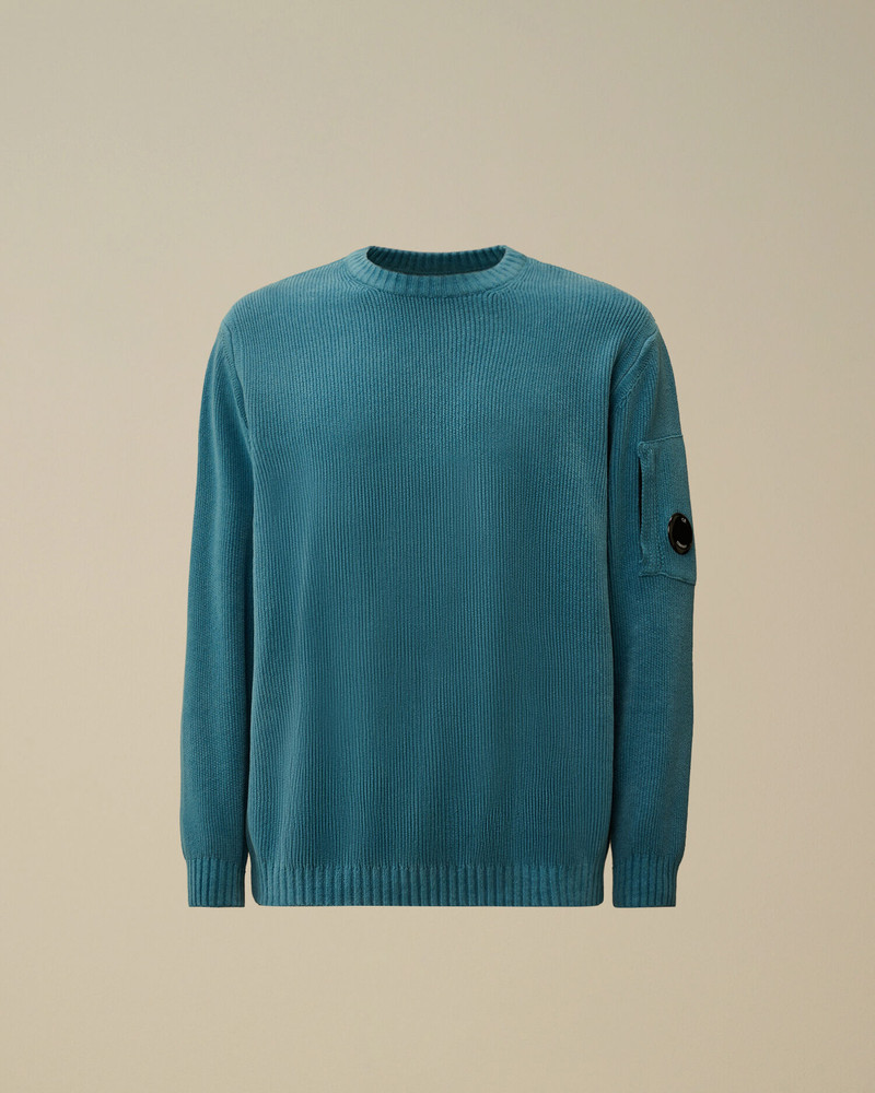 Cotton Chenille Crewneck Sweater 1