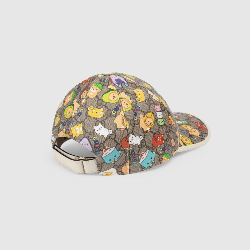 Gucci animal print Supreme baseball hat 3