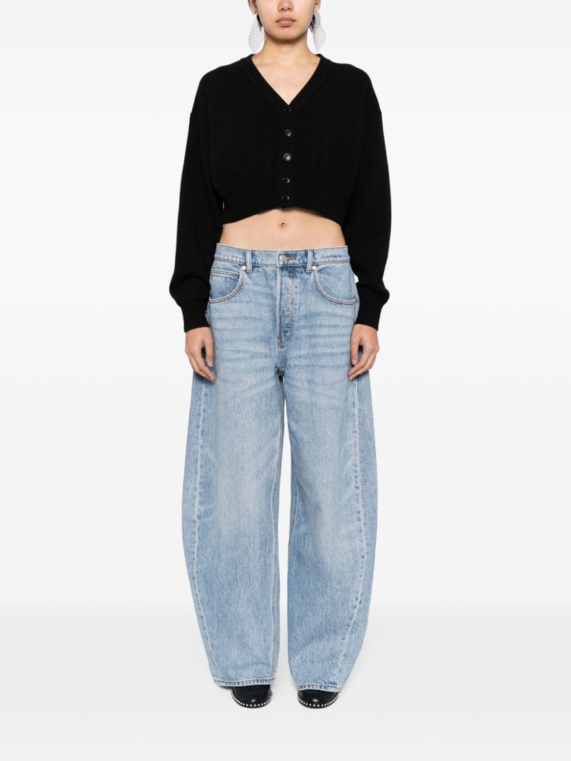 Alexander Wang Rounded wide-leg jeans outlook