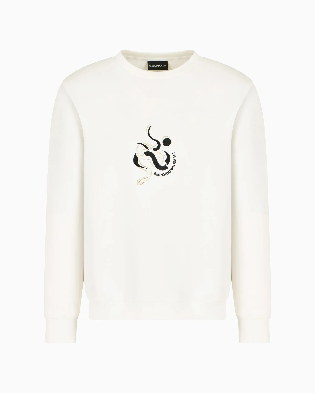 DOUBLE-JERSEY SWEATSHIRT WITH LUNAR NEW YEAR EMBROIDERY - 1