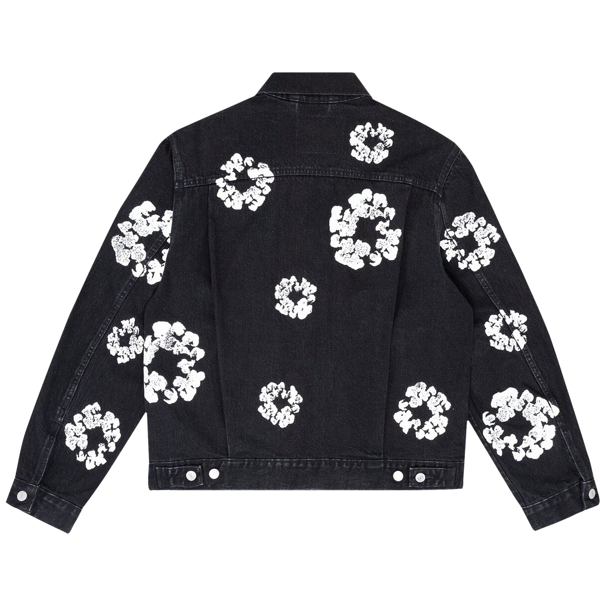 Denim Tears Type II All Over Wreath Jacket 'Black' - 2