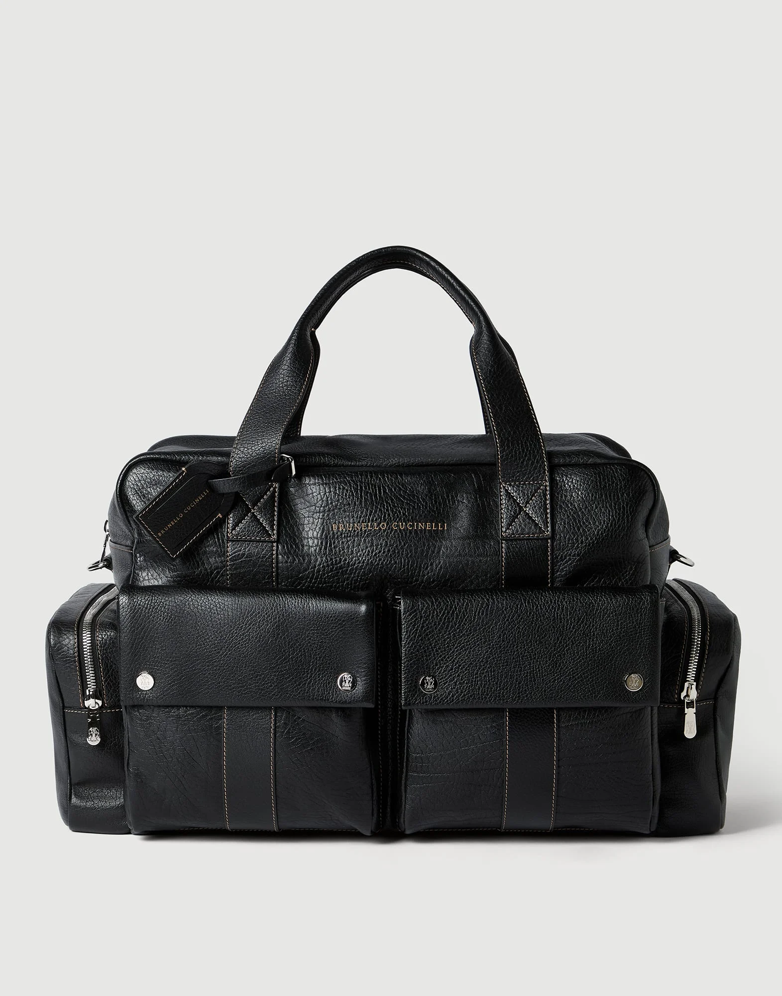 Grained calfskin leisure bag - 1