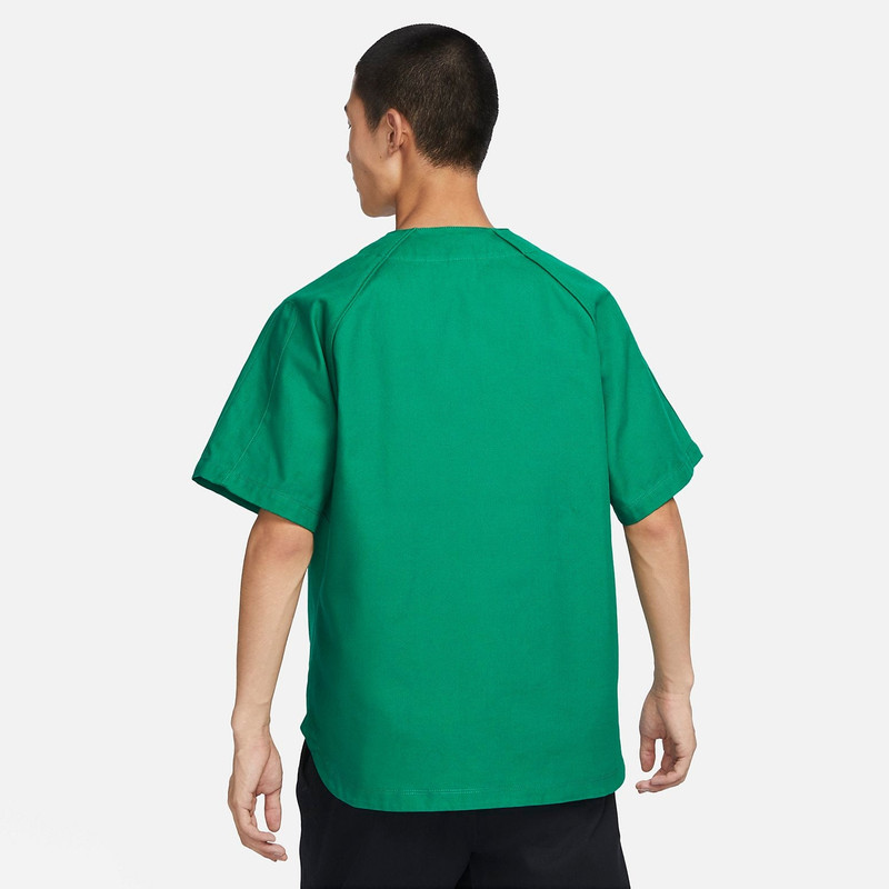 Nike Nike Apricot Button Baseball Shirt 'Green' FQ7001-365 outlook