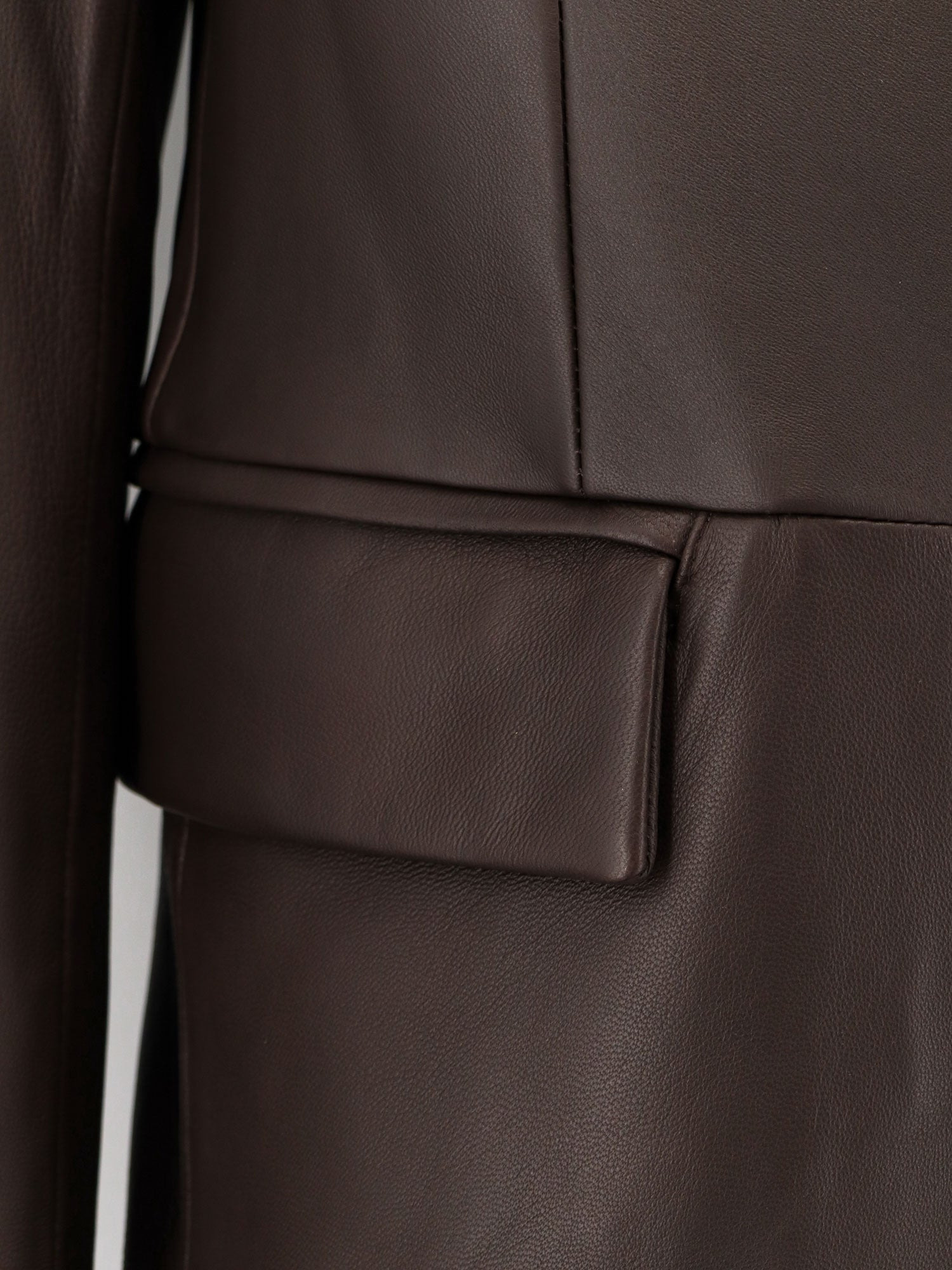 Unisex Leather Coat - 3