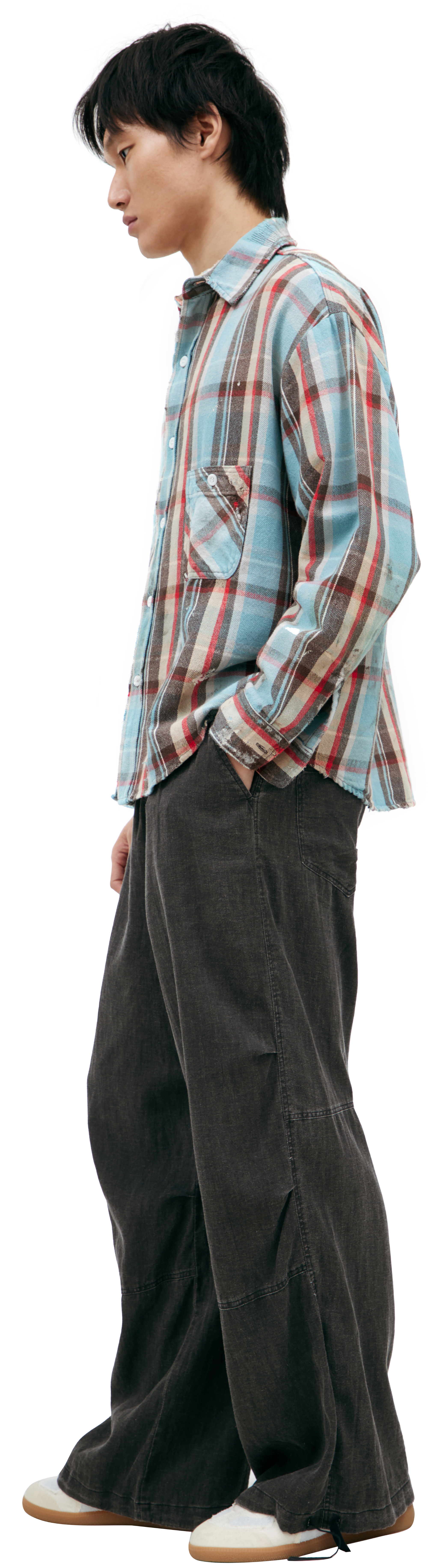 OVERSIZE PLAID SHIRT - 2