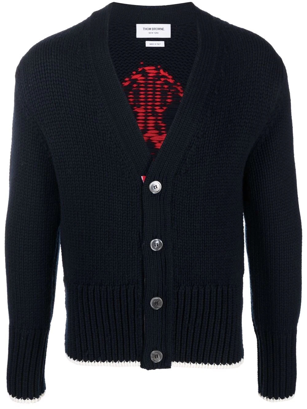 lobster-icon cardigan - 1