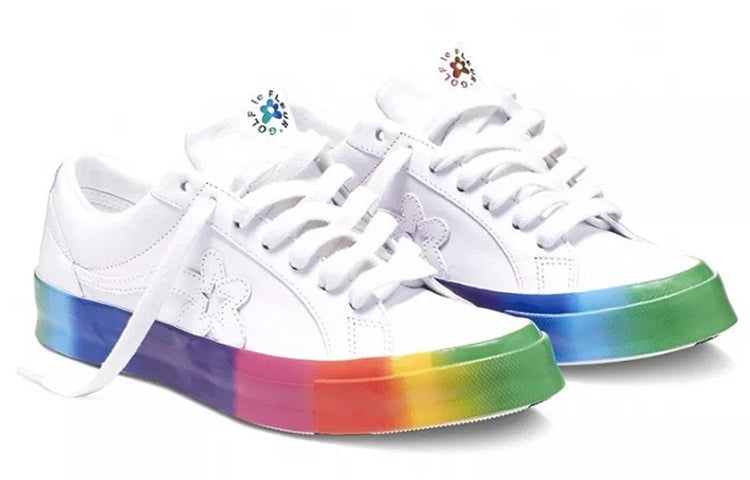 Converse Golf Le Fleur x One Star Ox 'Rainbow' 166409C - 2