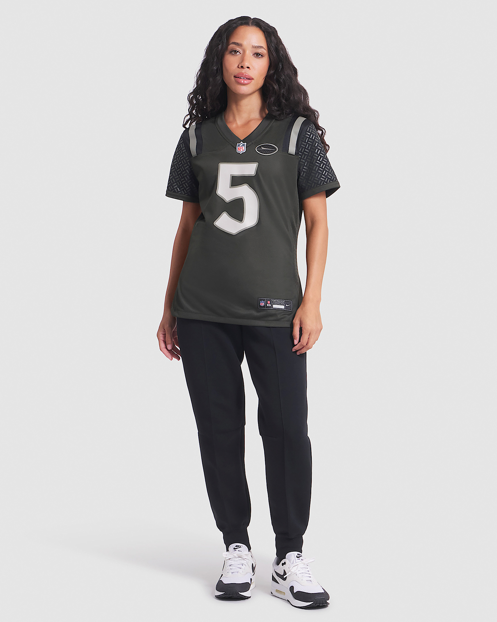 Garrett Wilson New York Jets Rivalries Collection Women’s Nike NFL Game Jersey - 3