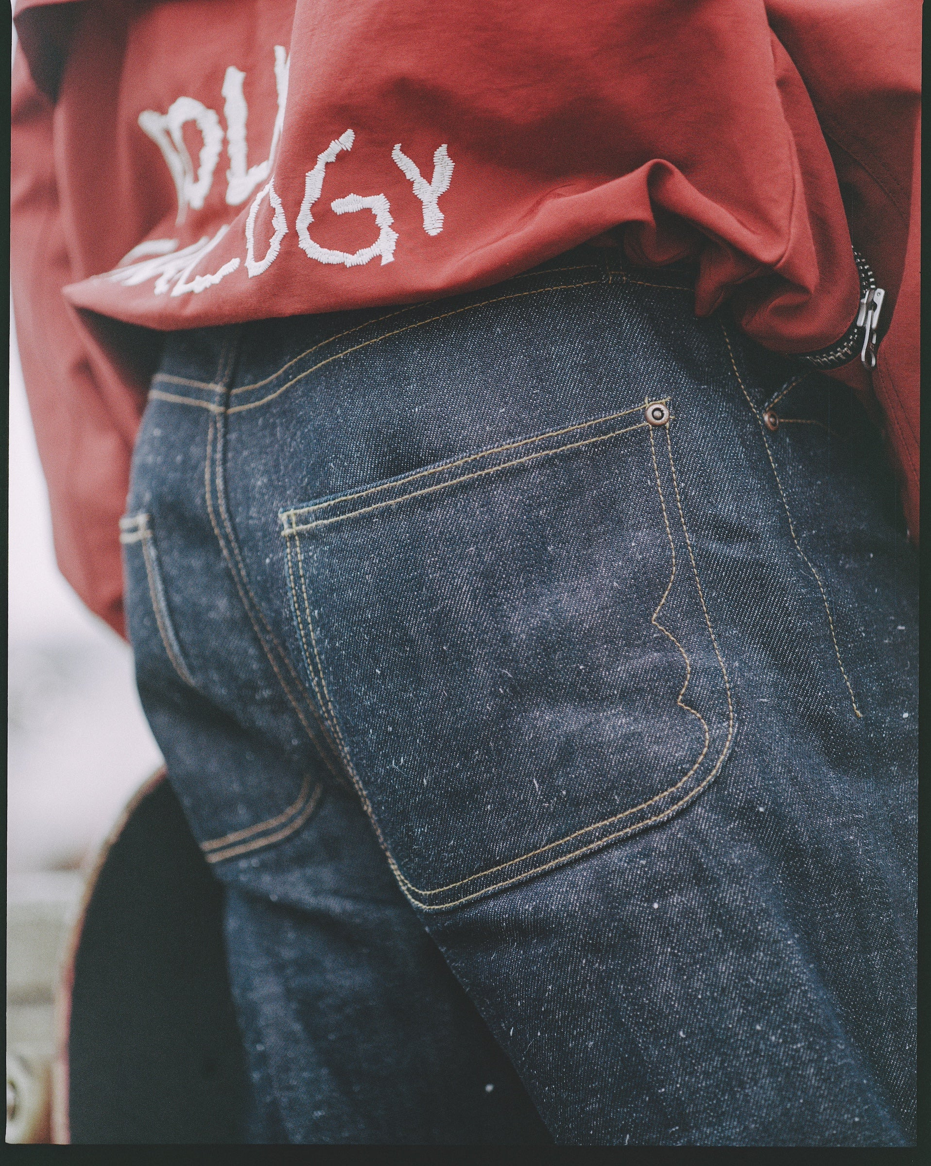 Type 00 14oz Selvedge Hemp Blend Denim - Indigo - 10