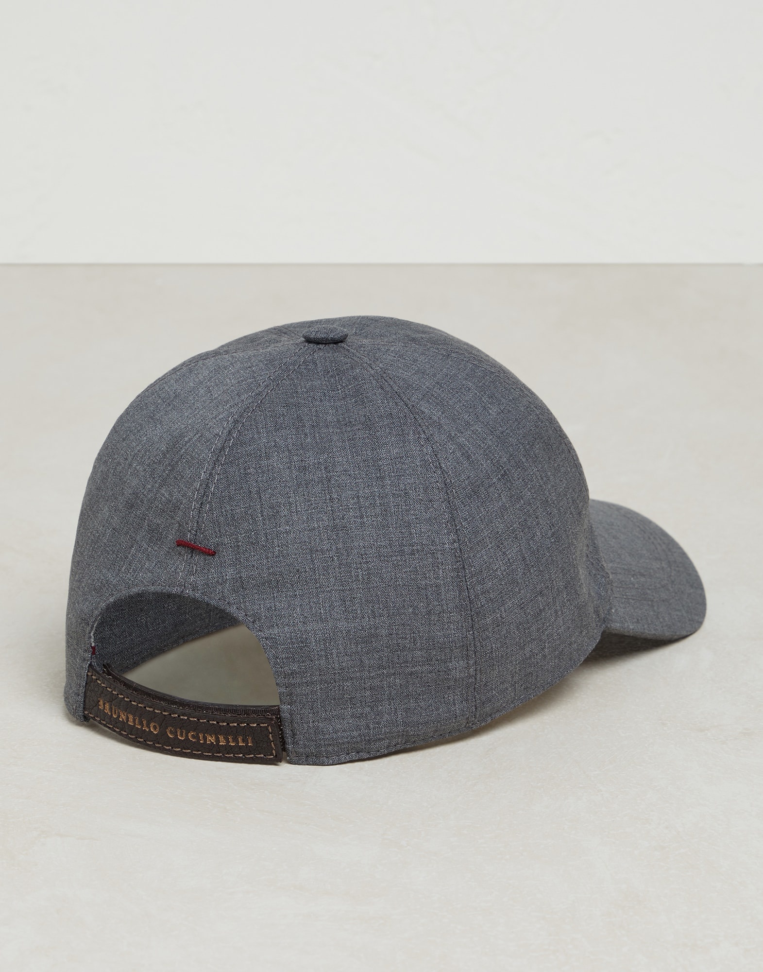 Virgin wool baseball cap with logo - 2