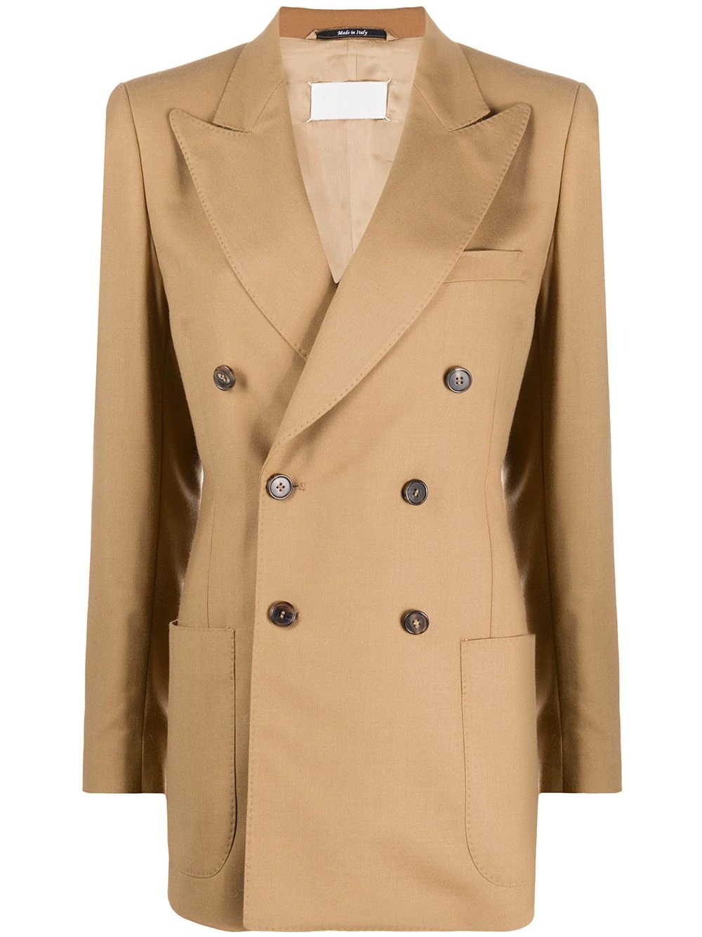 button-front blazer - 1