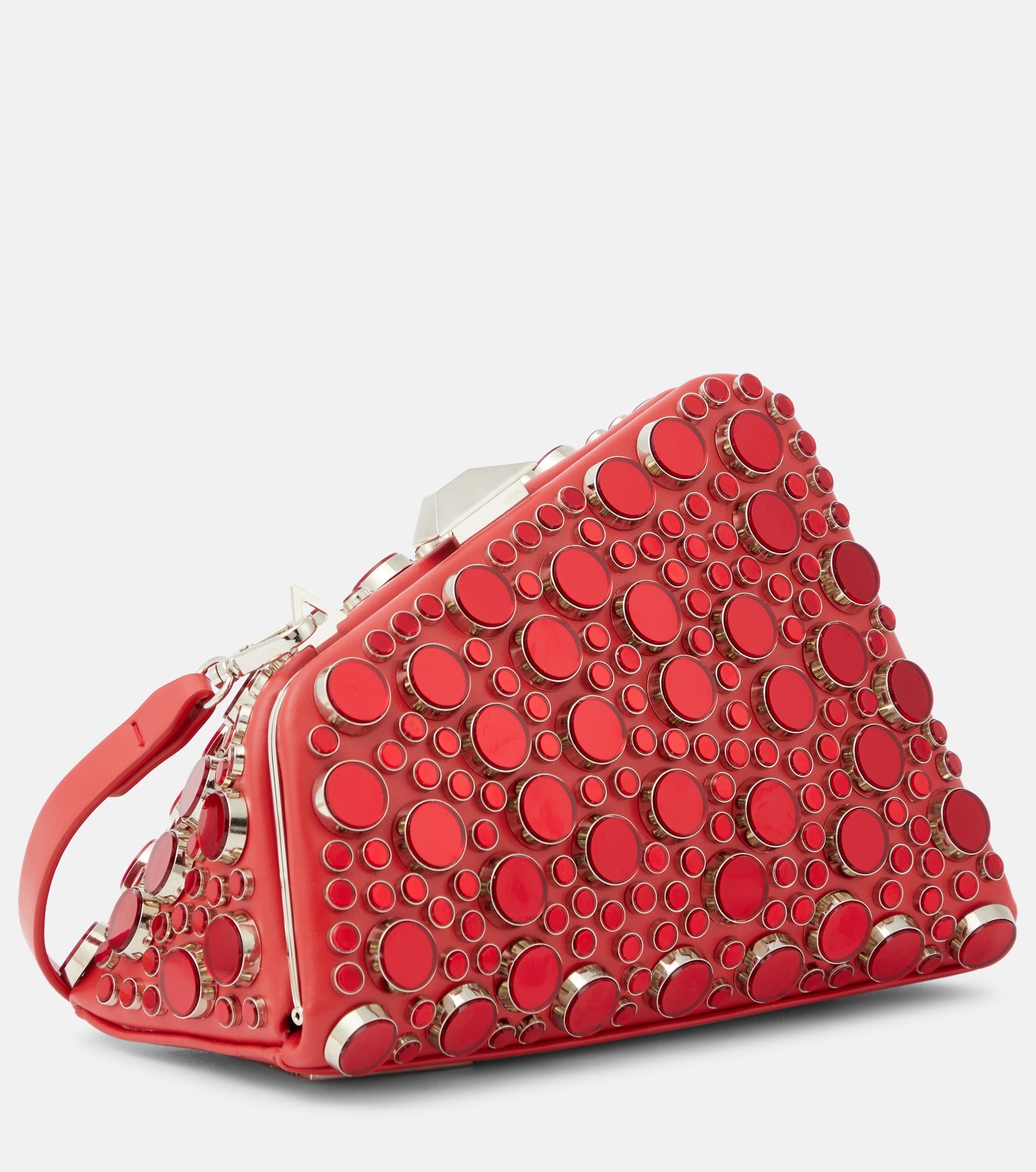 Midnight Mini embellished leather clutch - 4