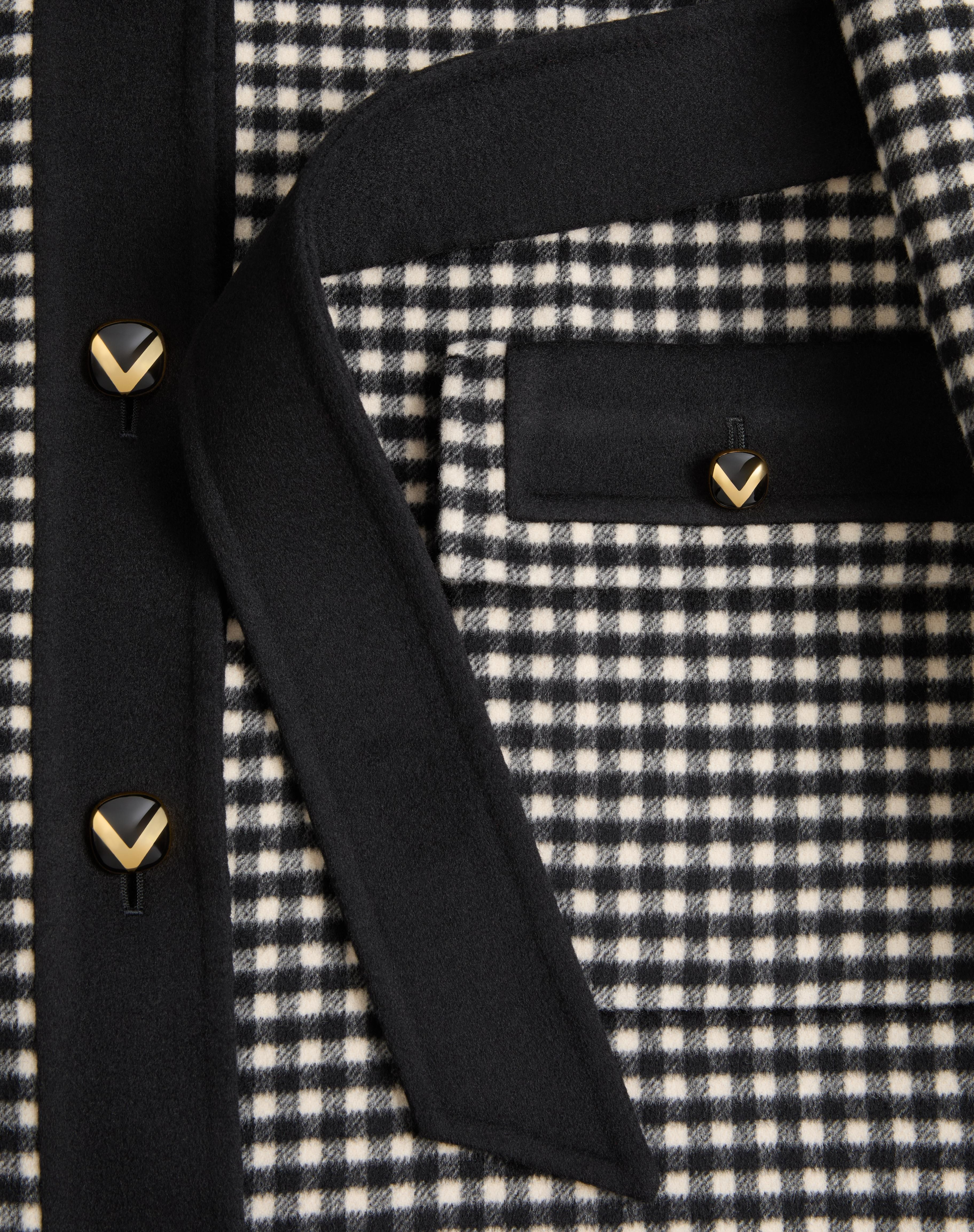 MICRO VICHY COAT - 2