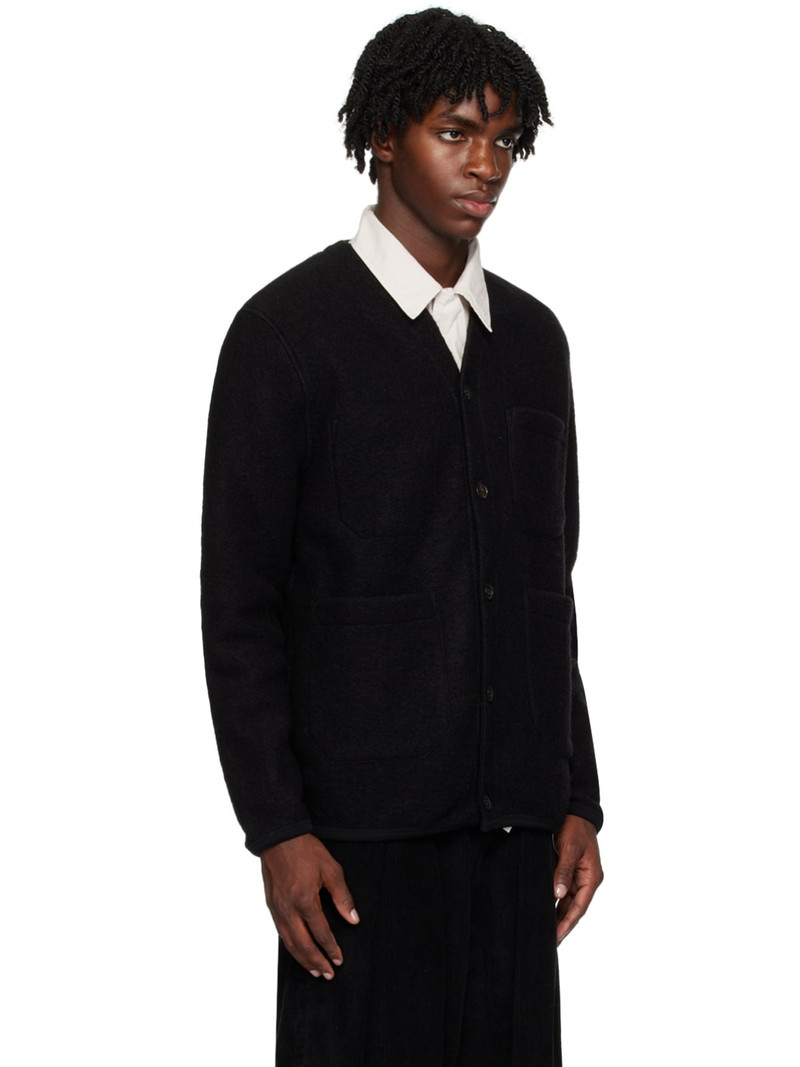 Black Pocket Cardigan 2