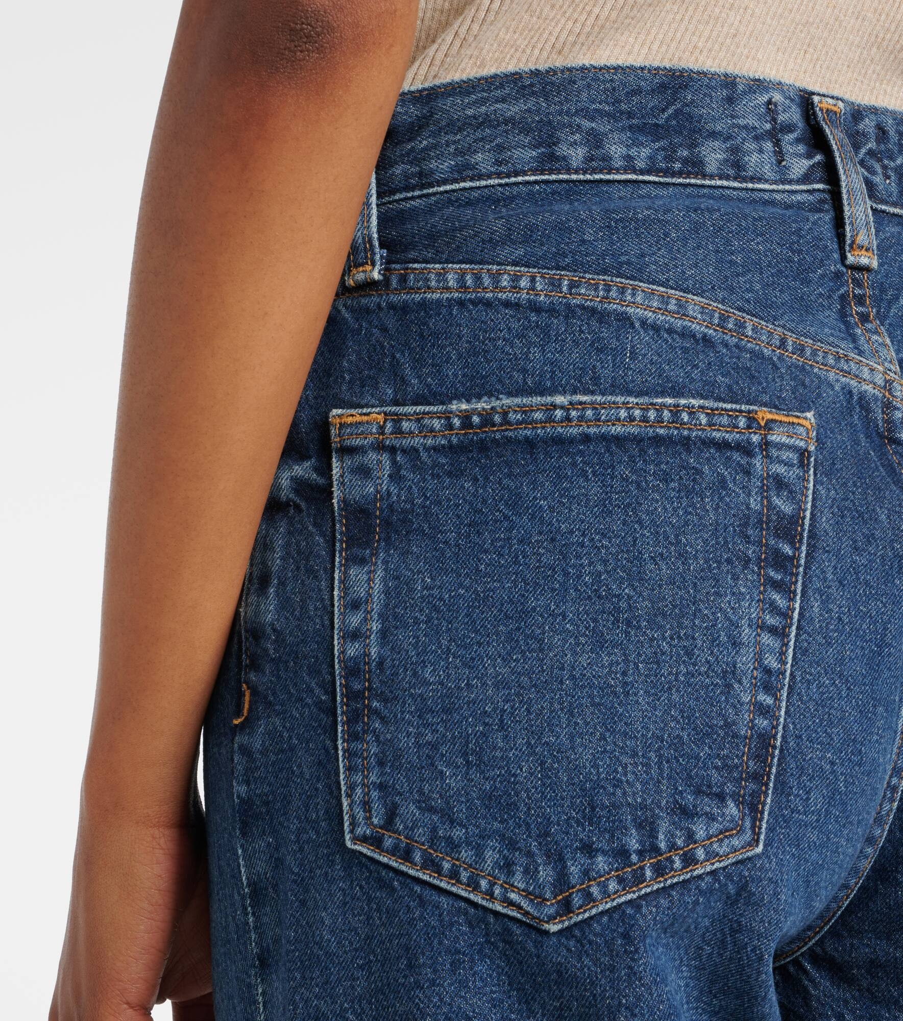 V-Waist Baggy straight jeans - 6