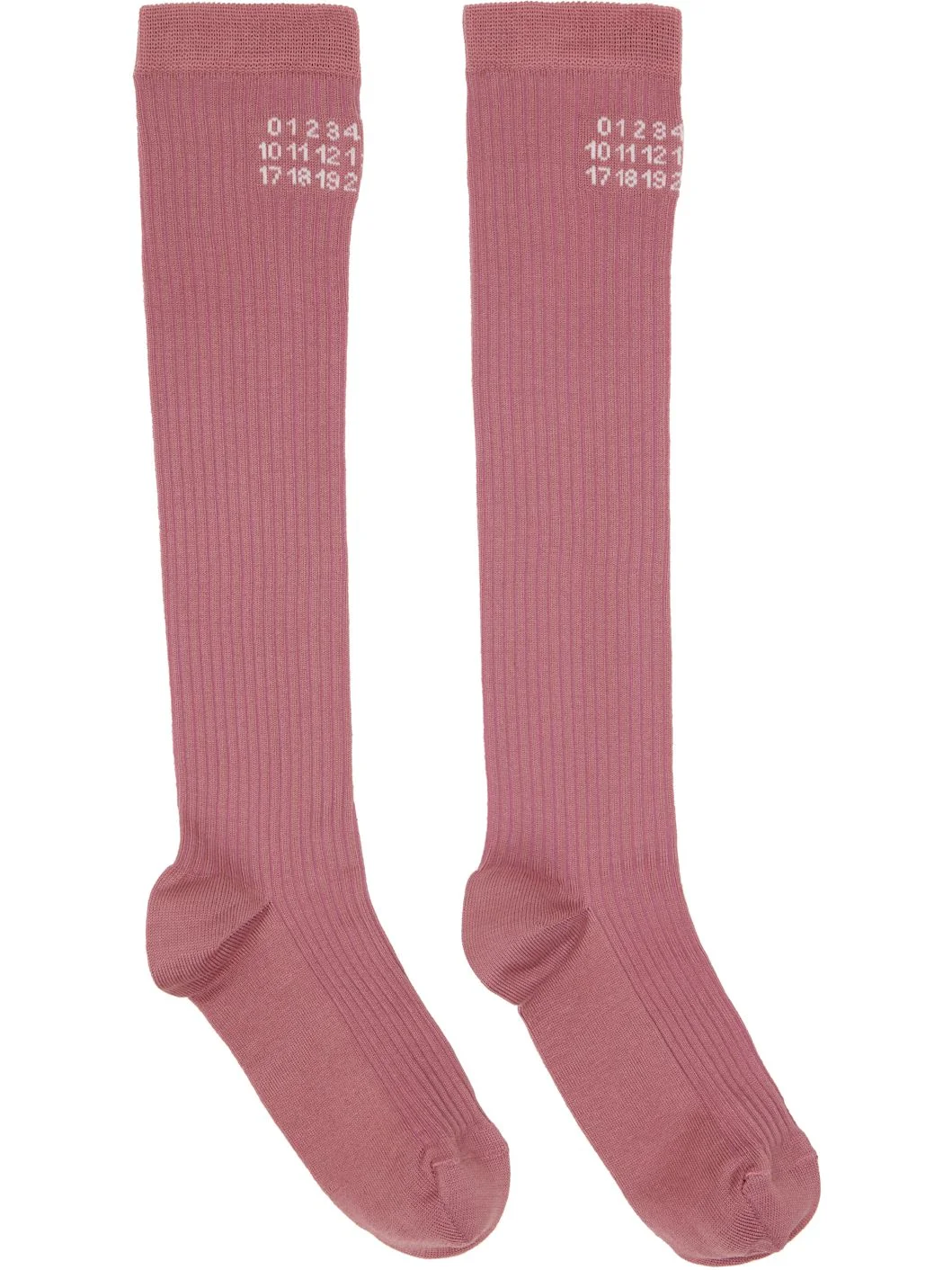 Pink Knee-High Socks - 1