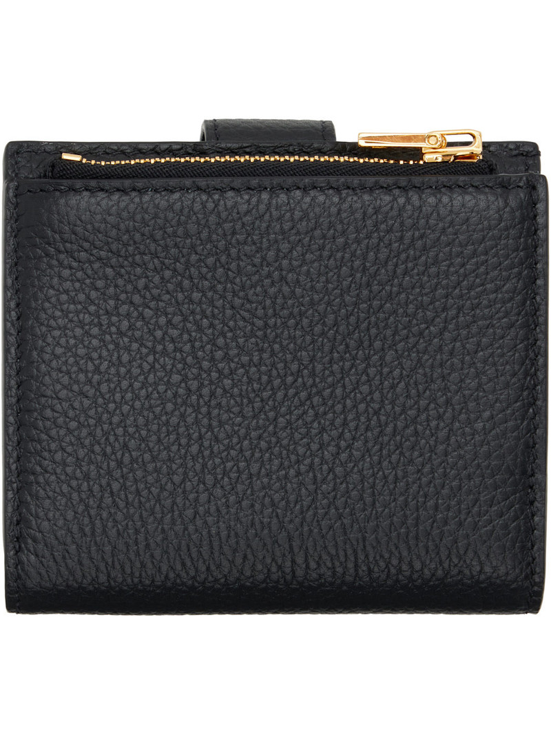 TOM FORD Black Soft Grain Leather Wallet outlook