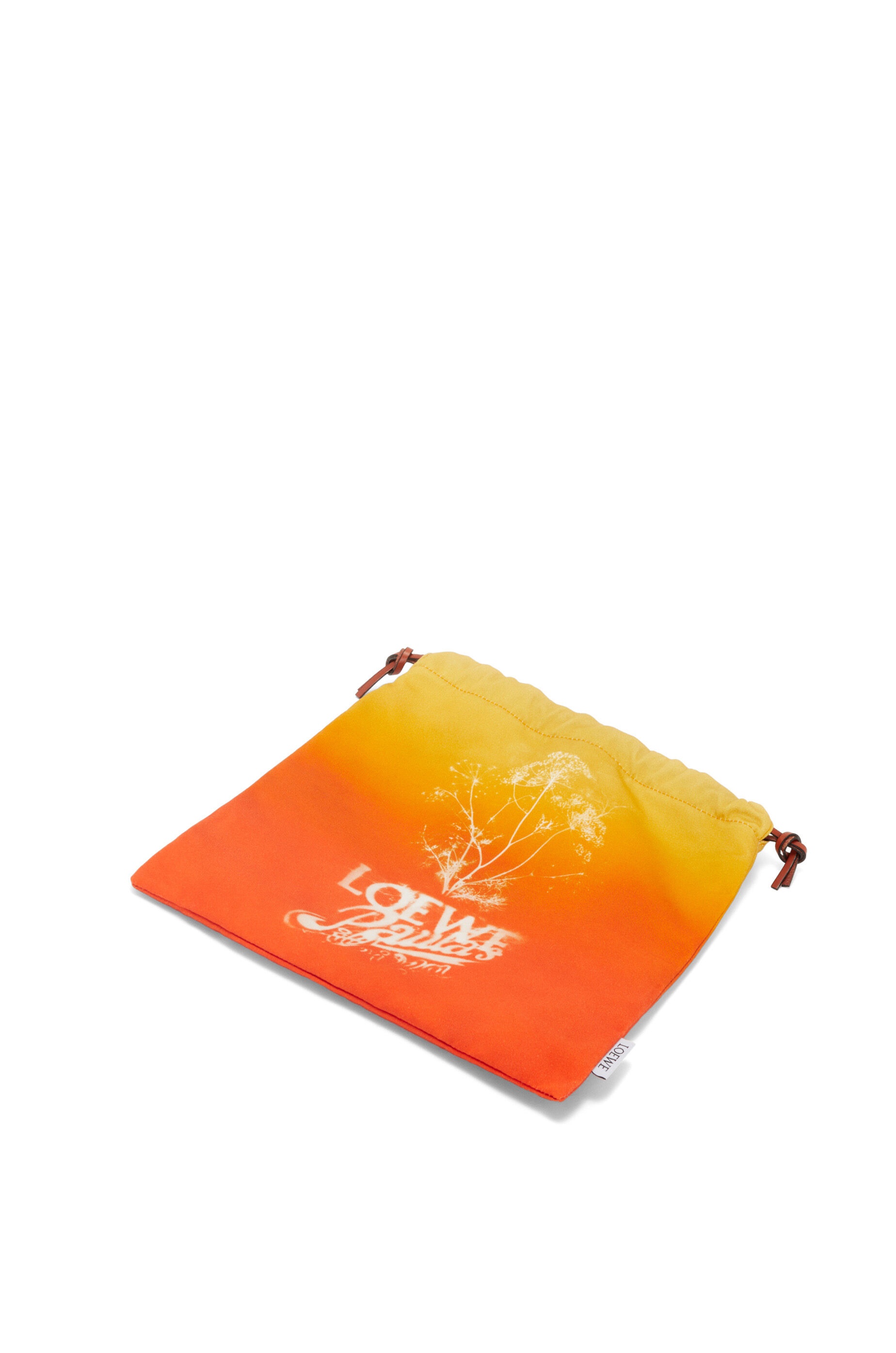 Fennel drawstring pouch in canvas - 3