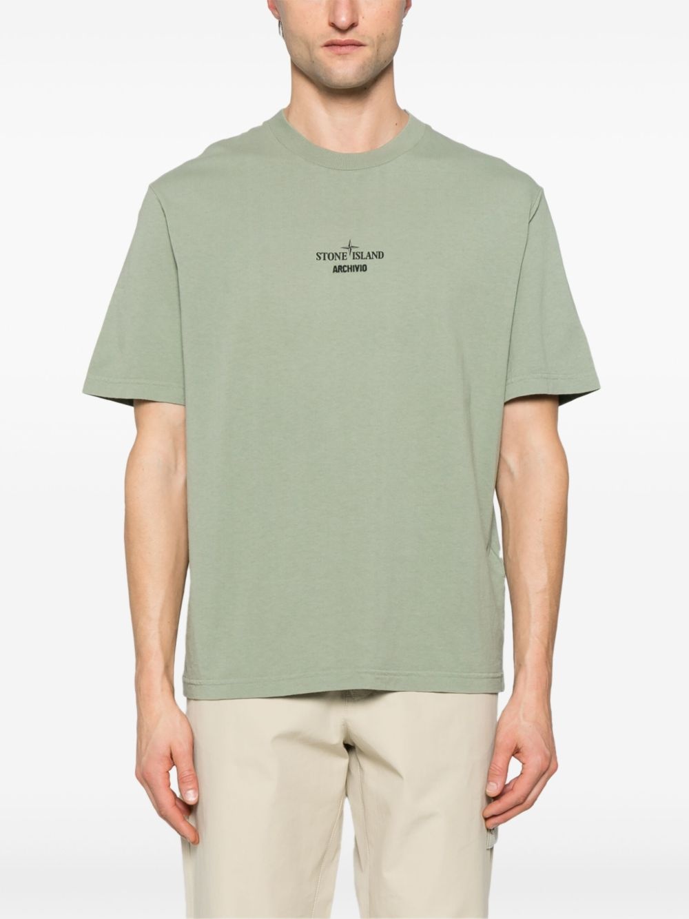 organic-cotton jersey T-shirt - 3