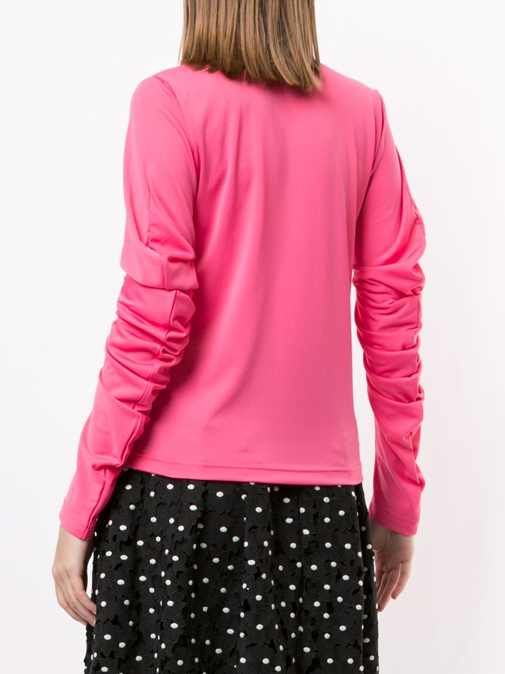 draped sleeve jumper - 4