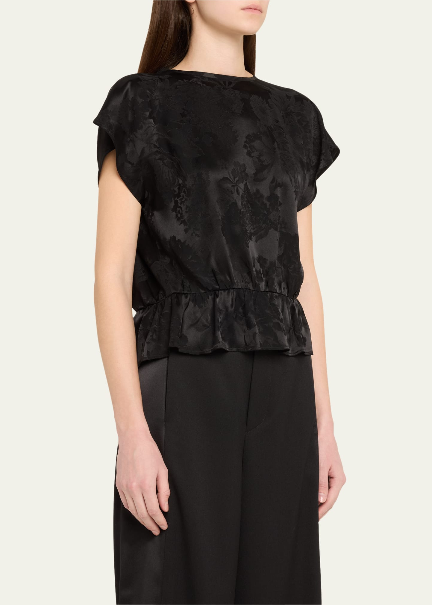 Floral Short-Sleeve Top - 4
