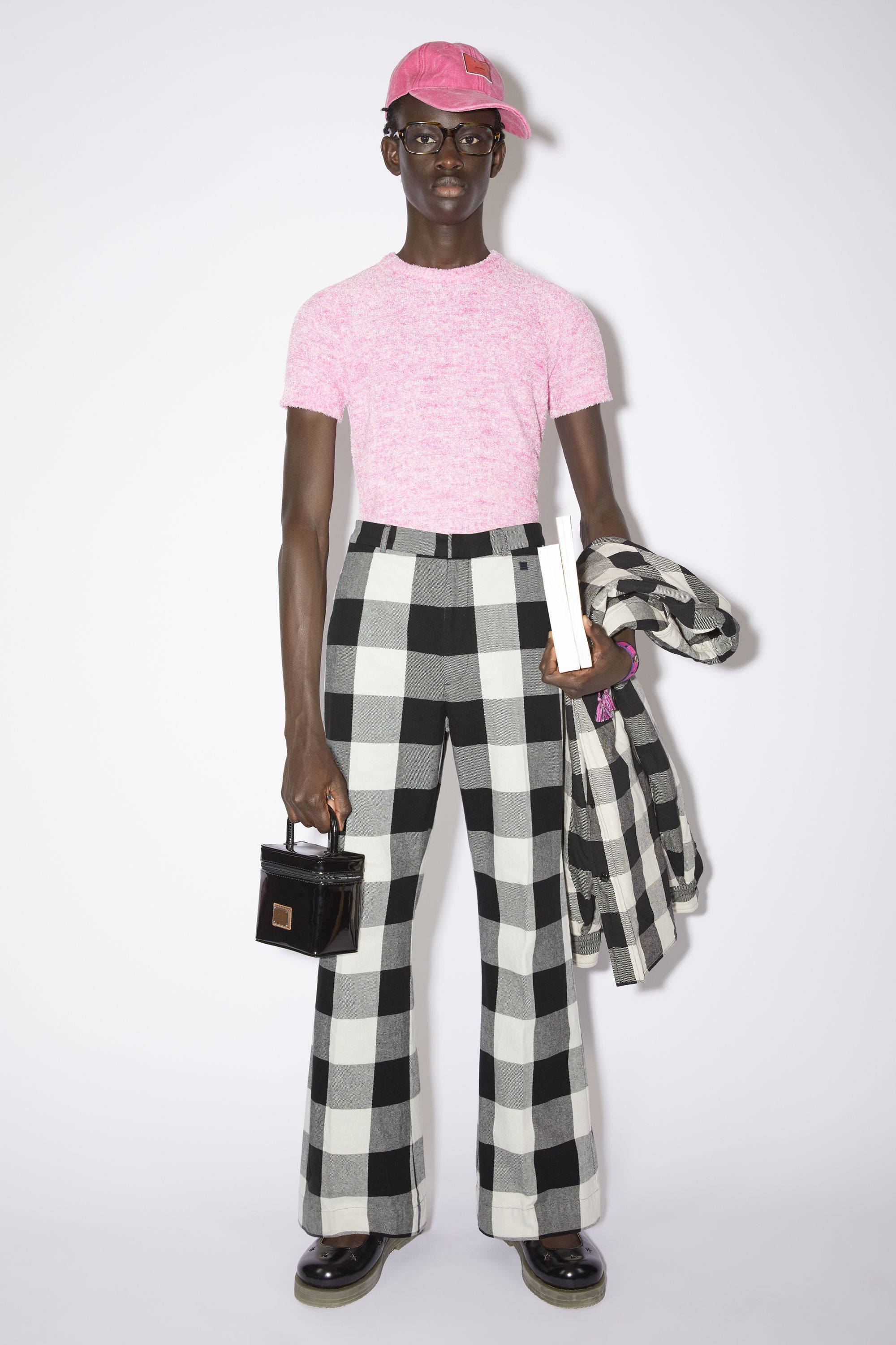Check trousers - Black/white - 2