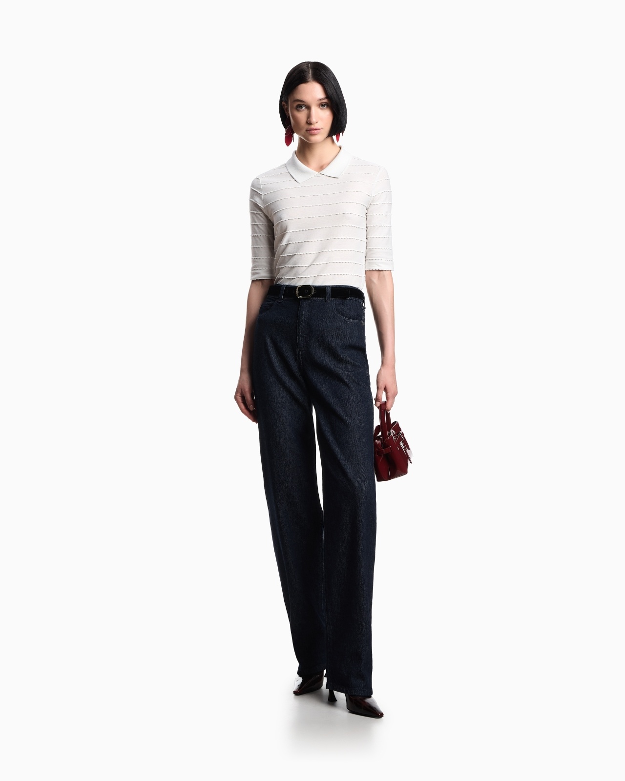 J4B MID/HIGH-RISE STRAIGHT-LEG JEANS IN 11.5-OZ DENIM - 2