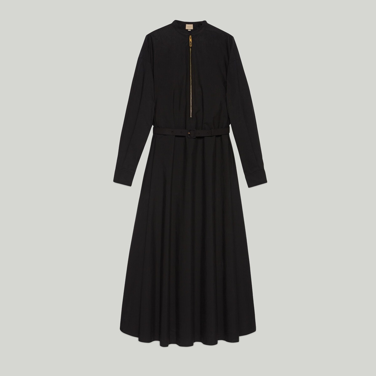 Cotton poplin maxi dress - 8