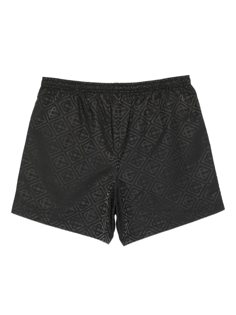 monogram-pattern swim shorts - 2