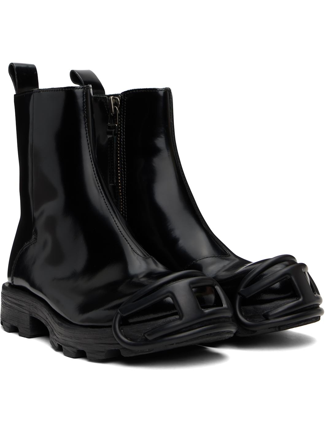 Black D-Hammer Bt Zip D Boots - 4