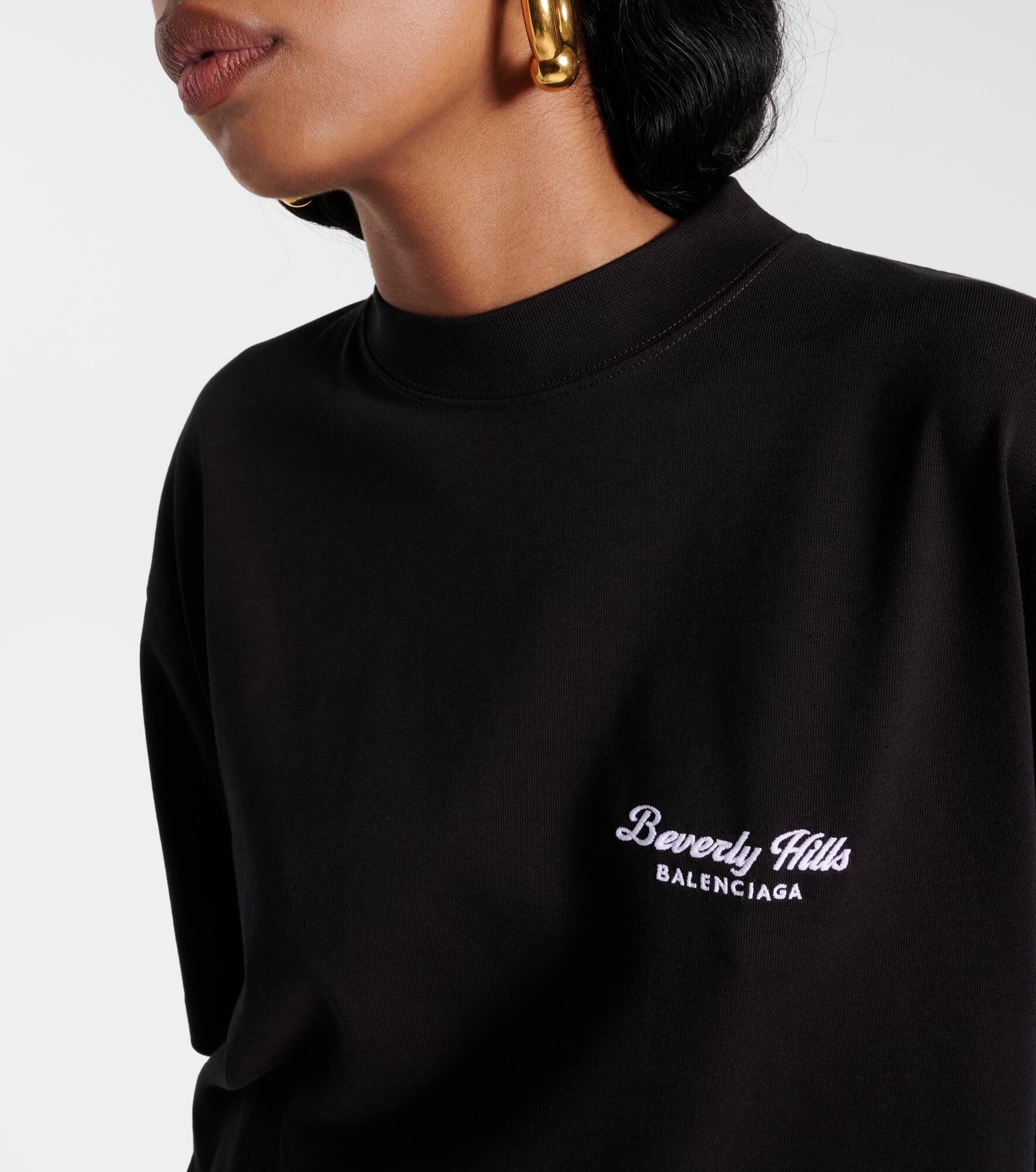 Printed cotton jersey T-shirt - 4