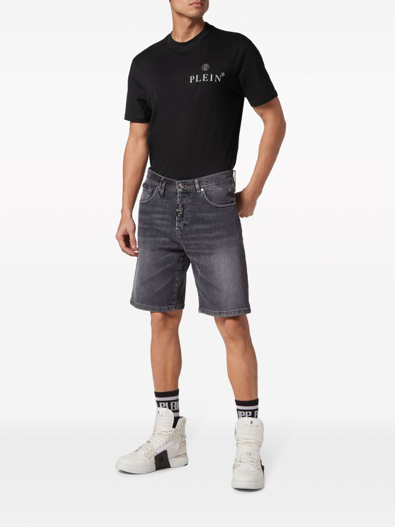 PHILIPP PLEIN Formentera low-rise denim shorts outlook