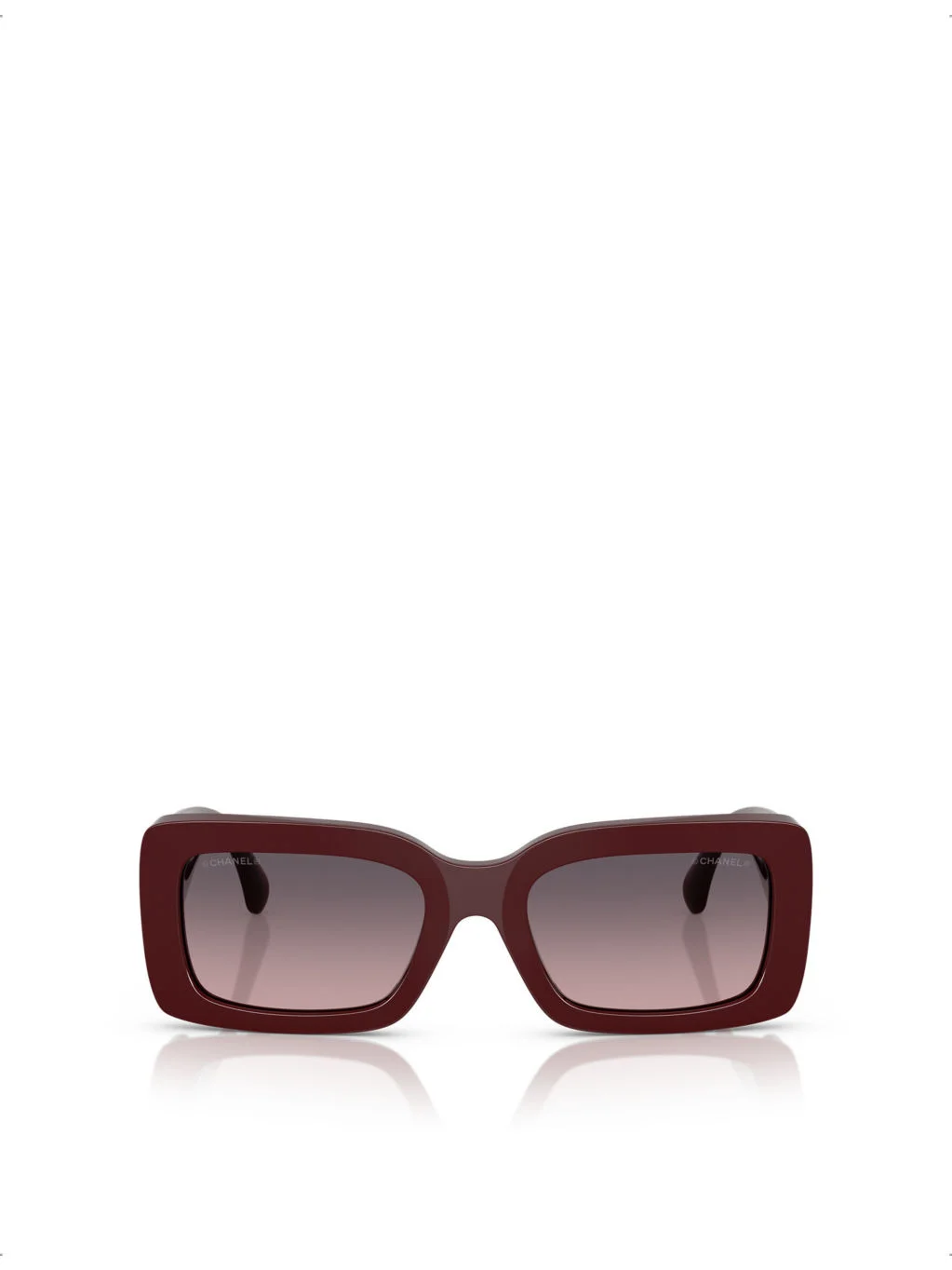CH5534 Rectangle-Frame Acetate Sunglasses - 1