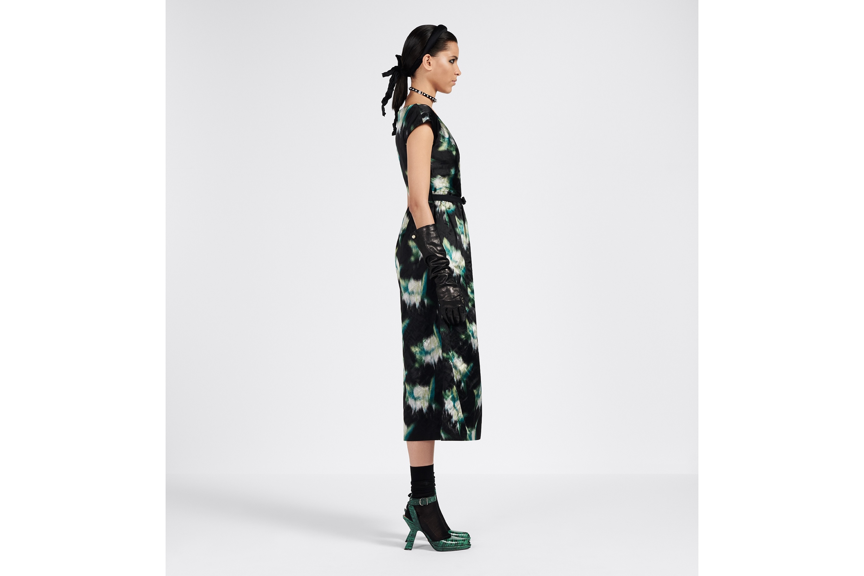 Regular-Fit Mid-Length Dress - 5