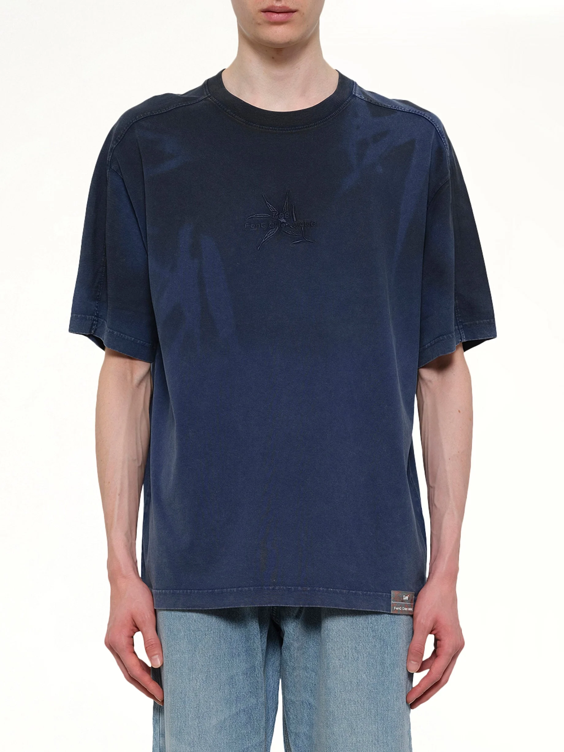 FCW x Lee T-Shirt in Navy - 1