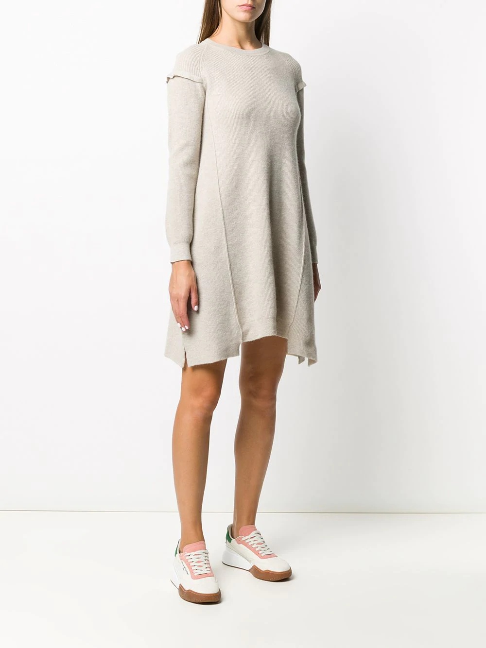 ribbed knitted dress - 3