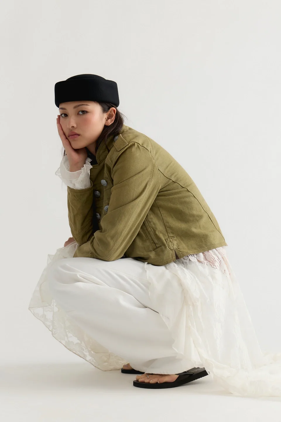 Prim Pillbox Hat - 1